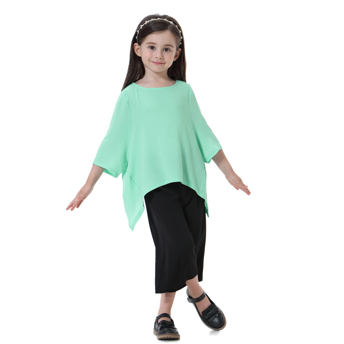 girl's casual trousers suit child's clothing kid's tops and Pants suit(YMD TH611)