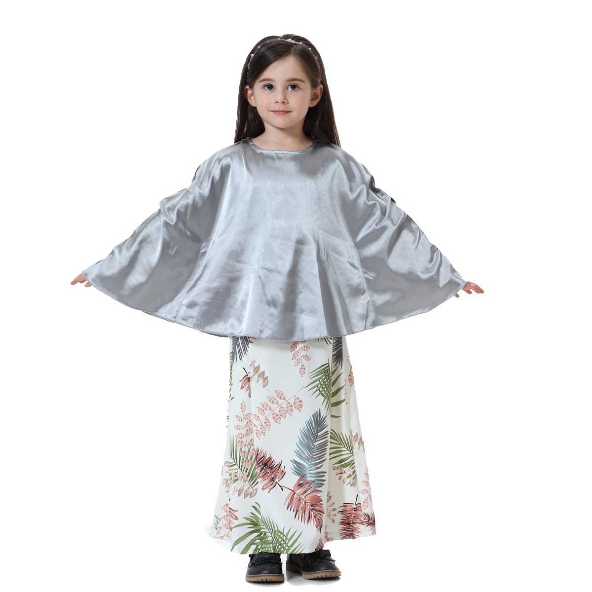 girl's Islamic Muslim long dress child's clothing kid's skirt(YMD TH613)