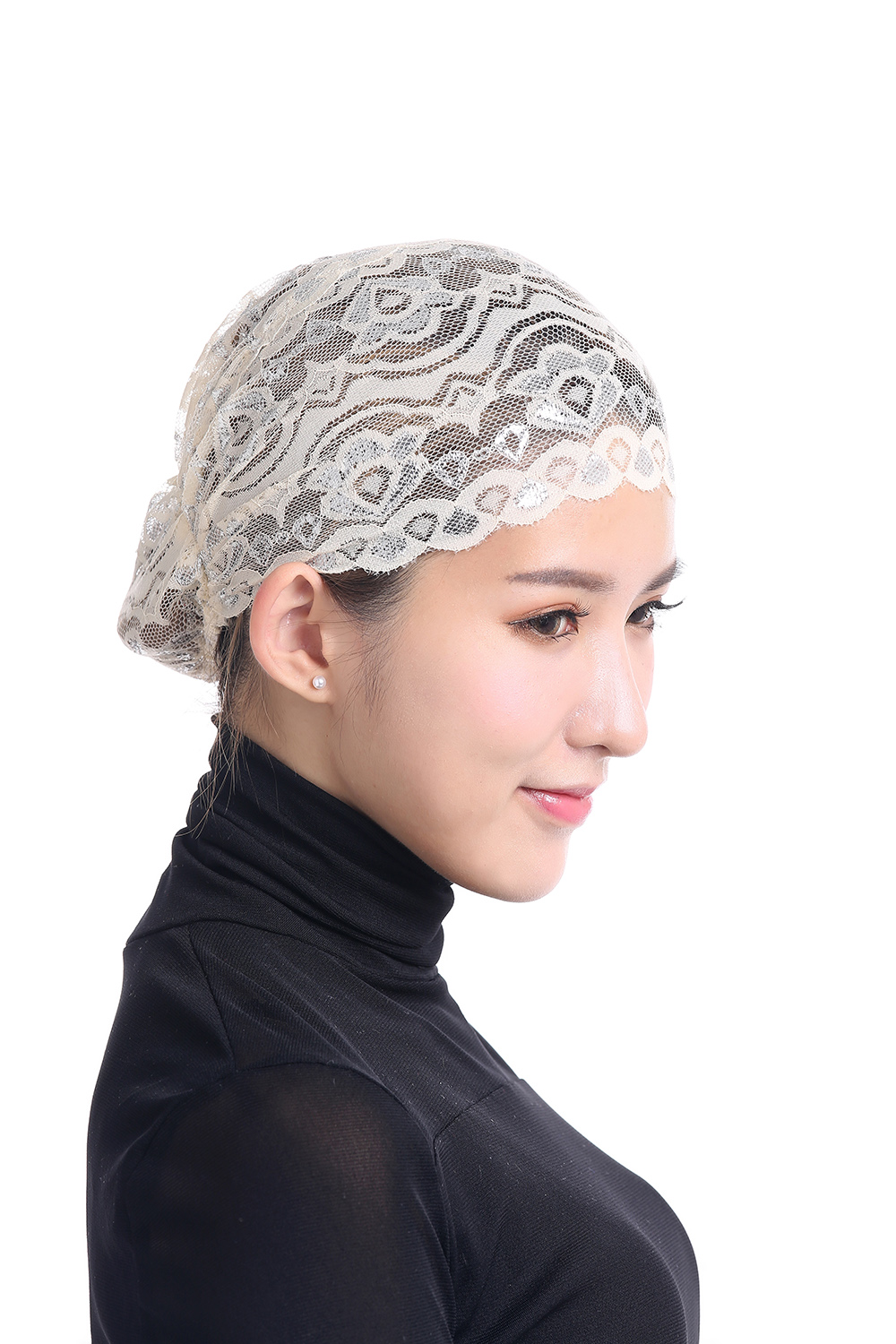 Women&apos;s Islamic clothing Muslim bottom cap Middle East lady&apos;s hijab Muslim Arab cap(YMD TC303)