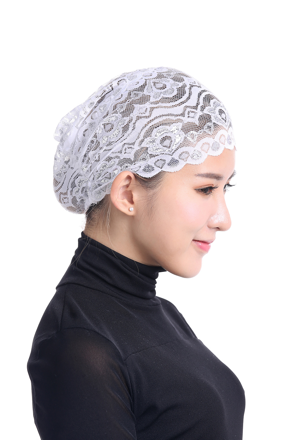 Women&apos;s Islamic clothing Muslim bottom cap Middle East lady&apos;s hijab Muslim Arab cap(YMD TC303)