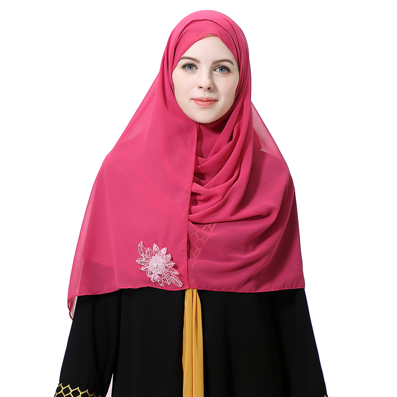 Women&apos;s Islamic clothing Muslim hijab Middle East lady&apos;s hijab Muslim Arab hijab(YMD HS111)