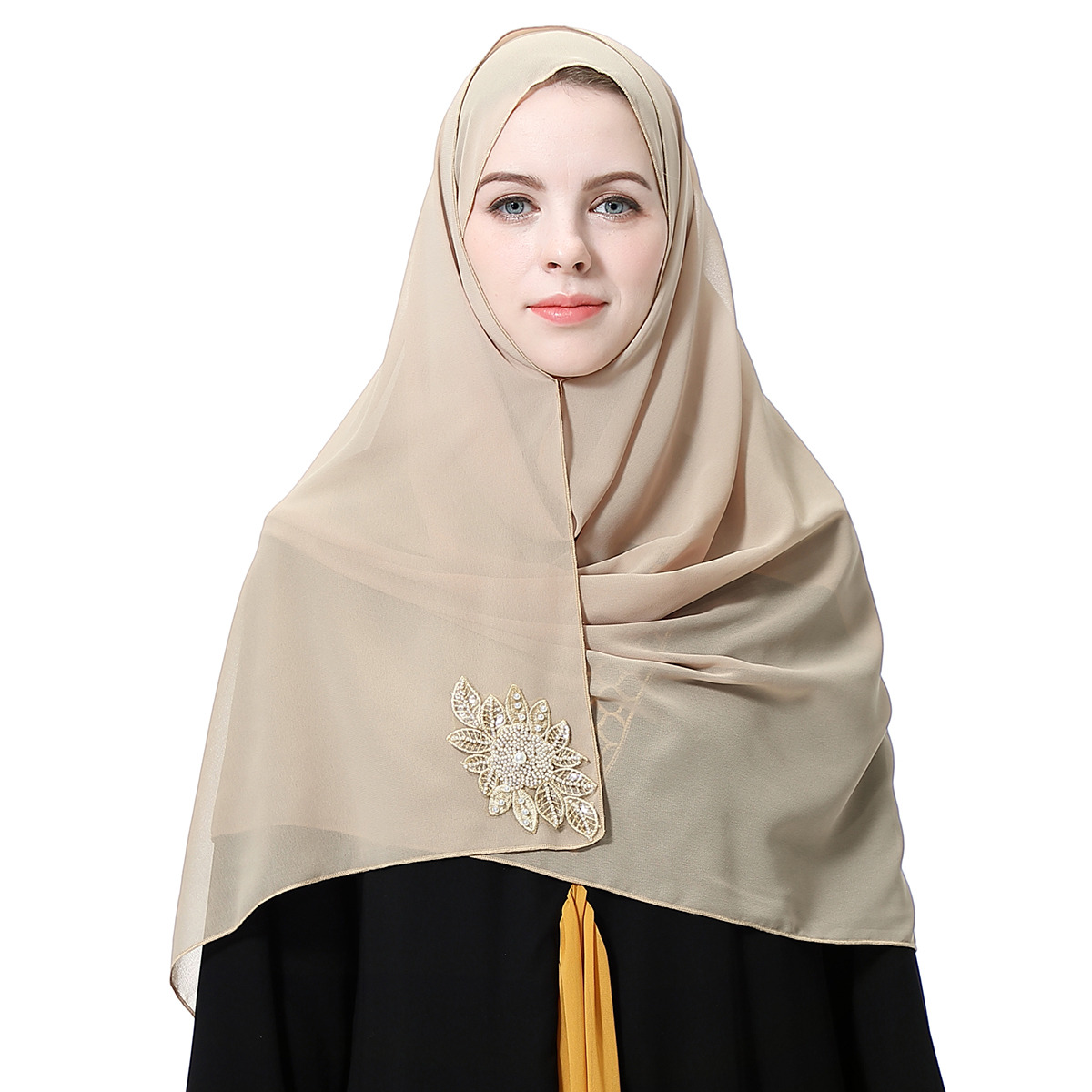 Women&apos;s Islamic clothing Muslim hijab Middle East lady&apos;s hijab Muslim Arab hijab(YMD HS111)