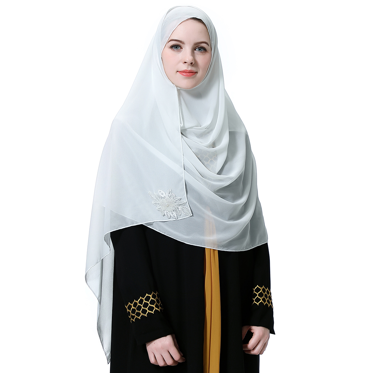 Women&apos;s Islamic clothing Muslim hijab Middle East lady&apos;s hijab Muslim Arab hijab(YMD HS111)
