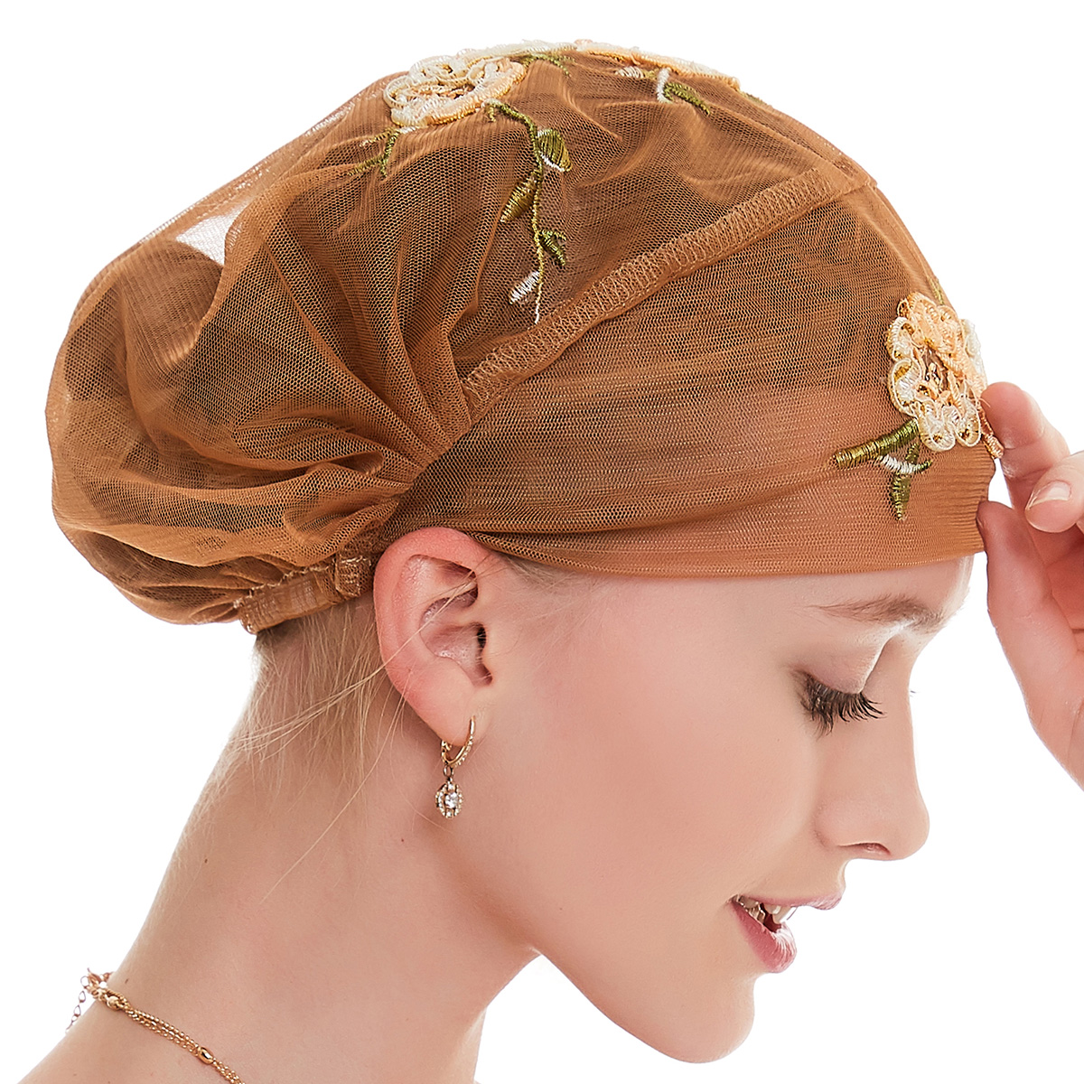 Women's Islamic clothing Muslim bottom cap Middle East lady's hijab Muslim Arab cap(YMD TC310)