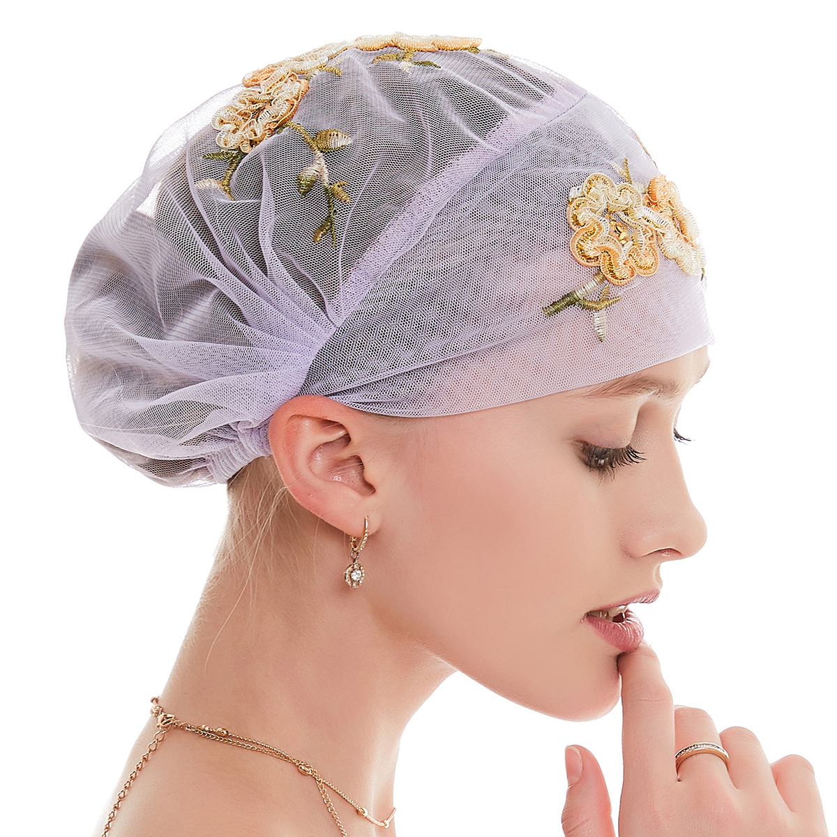 Women's Islamic clothing Muslim bottom cap Middle East lady's hijab Muslim Arab cap(YMD TC310)