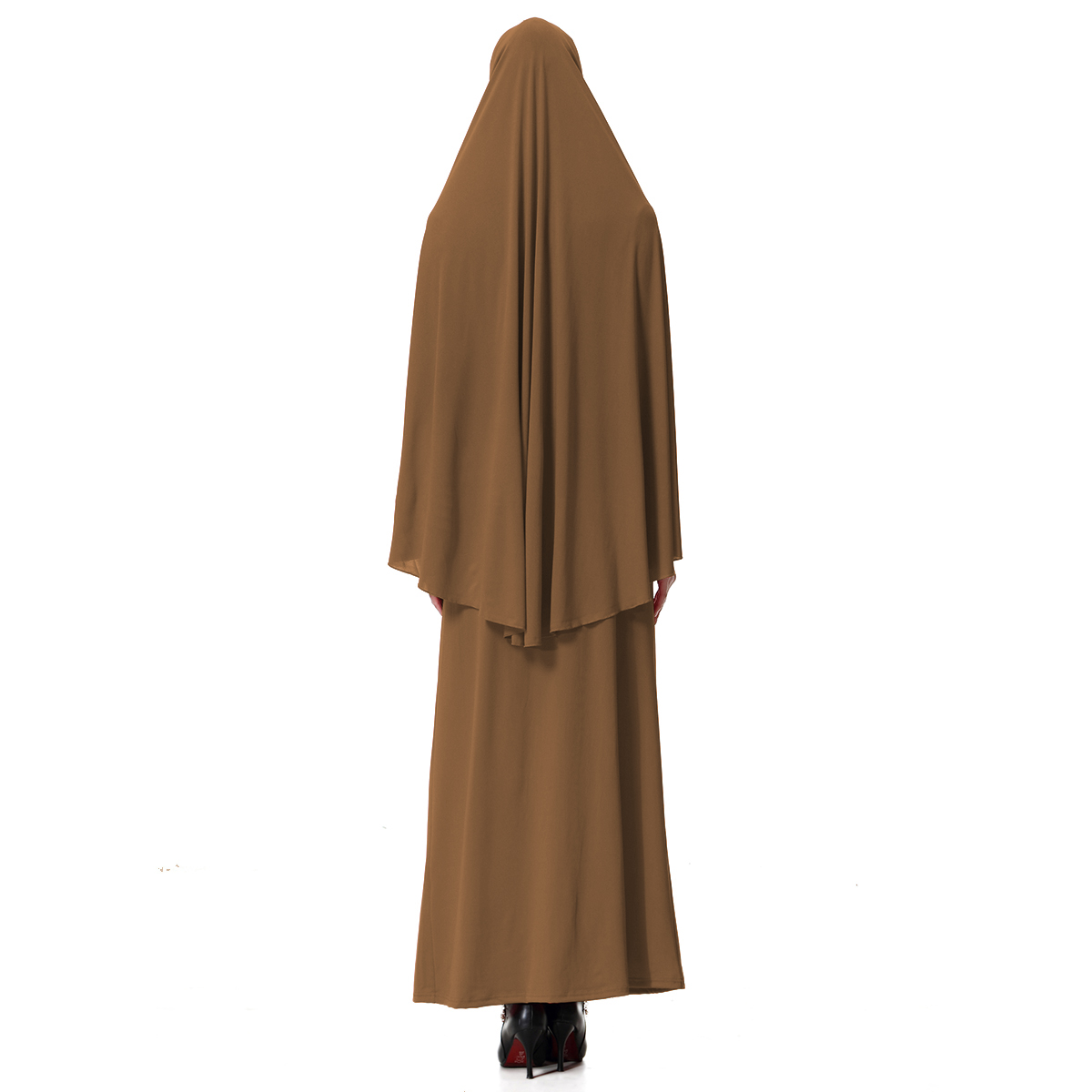 women&apos;s Islamic Abaya dress lady&apos;s A Two-piece suit of hijab and dress Arab women&apos;s gown(YMD T9001)