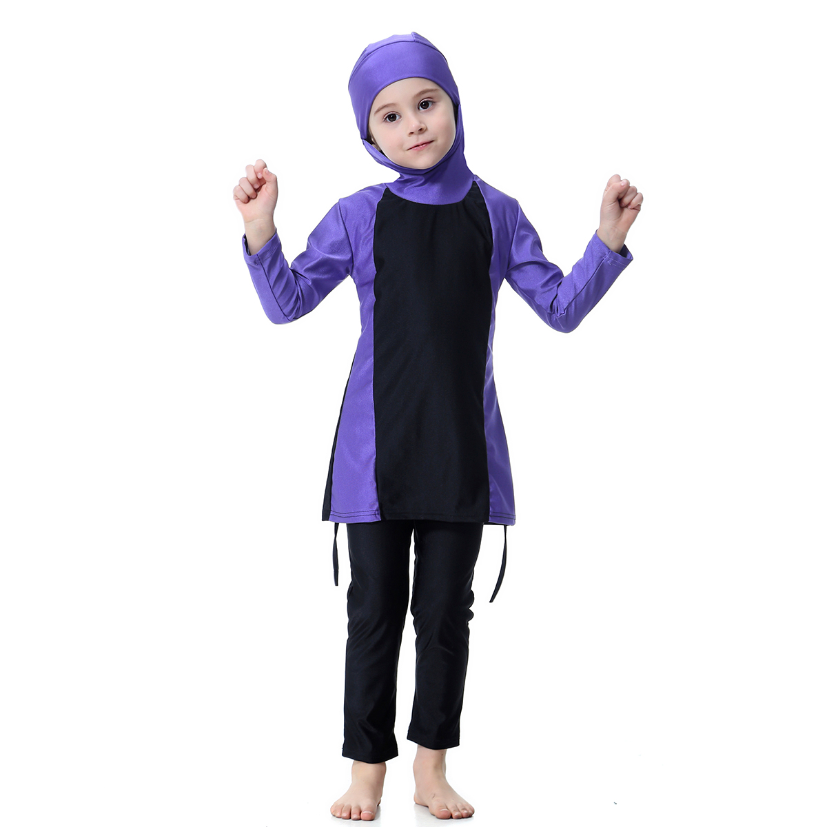girl&apos;s Muslim swimsuit Middle East child&apos;s swimwear kid&apos;s Abaya clothing( YMD H2003)