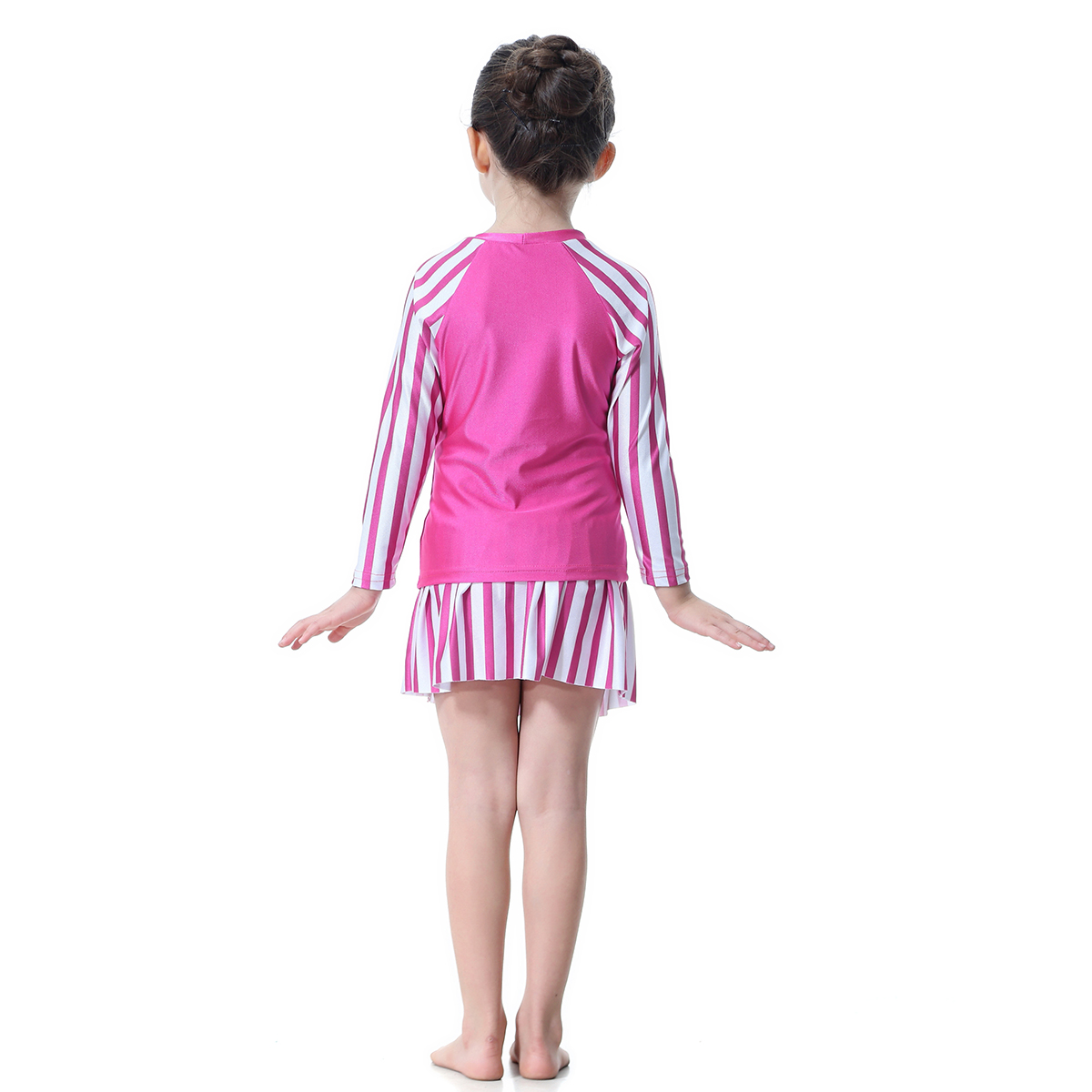 girl's Islamic Muslim swimsuit kid's Abaya clothing child's swimwear (YMD H2005)