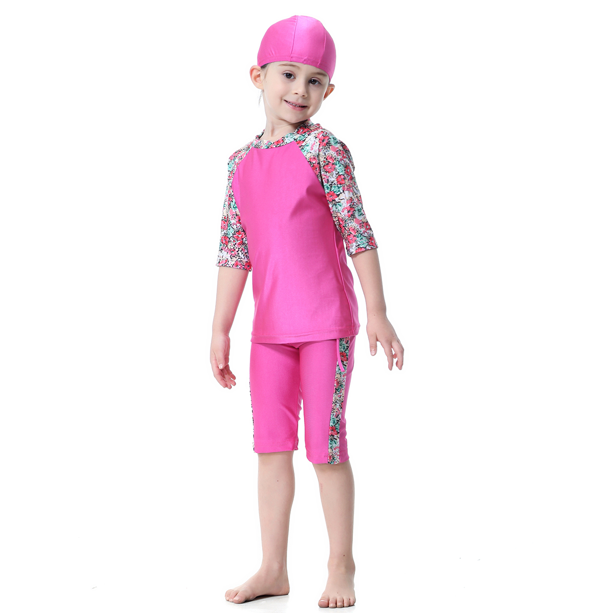 girl's Islamic Muslim swimsuit kid's Abaya clothing Middle East child's swimwear (YMD H2006)