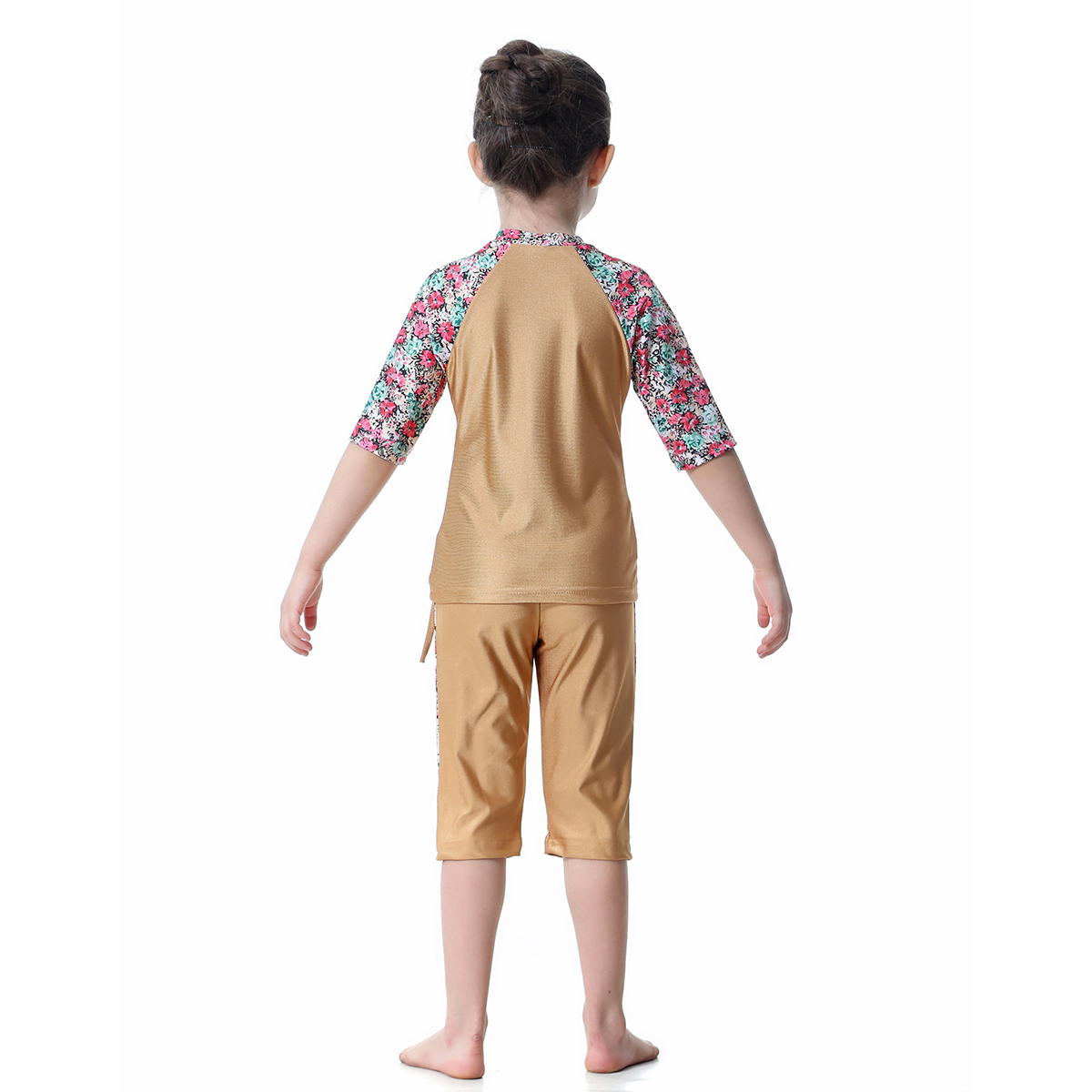girl's Islamic Muslim swimsuit kid's Abaya clothing Middle East child's swimwear (YMD H2006)