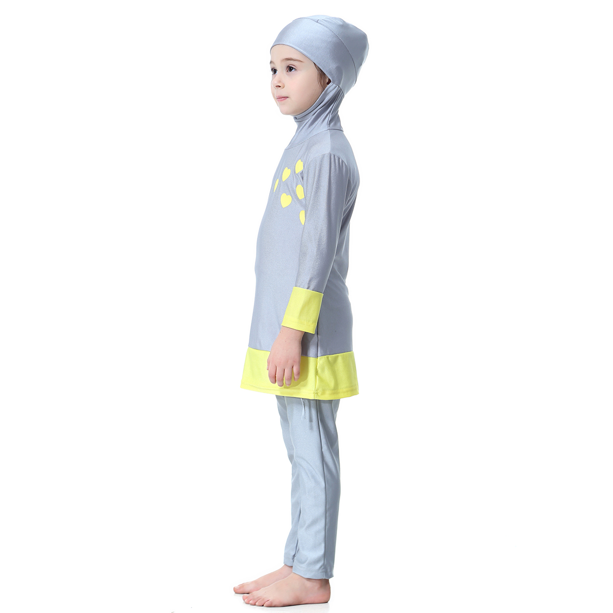 girl&apos;s Islamic Muslim swimsuit kid&apos;s Abaya clothing Middle East child&apos;s swimwear (YMD H2008)