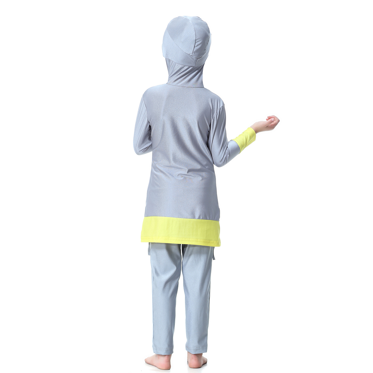 girl&apos;s Islamic Muslim swimsuit kid&apos;s Abaya clothing Middle East child&apos;s swimwear (YMD H2008)