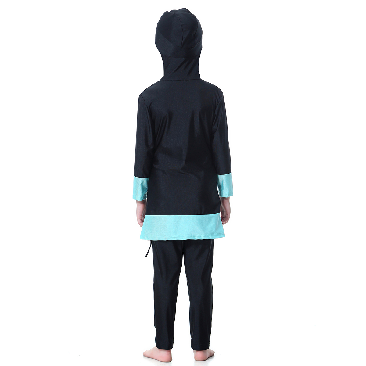 girl&apos;s Islamic Muslim swimsuit kid&apos;s Abaya clothing Middle East child&apos;s swimwear (YMD H2008)
