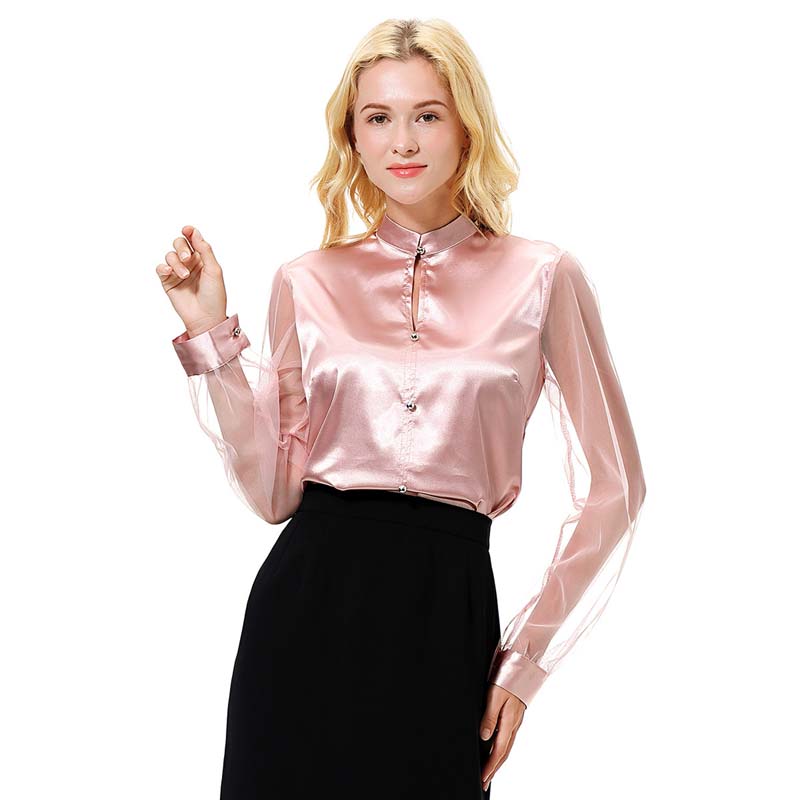 Women's work shirt lady's soft blouse girl's comfortable overshirt (YMD CS508)