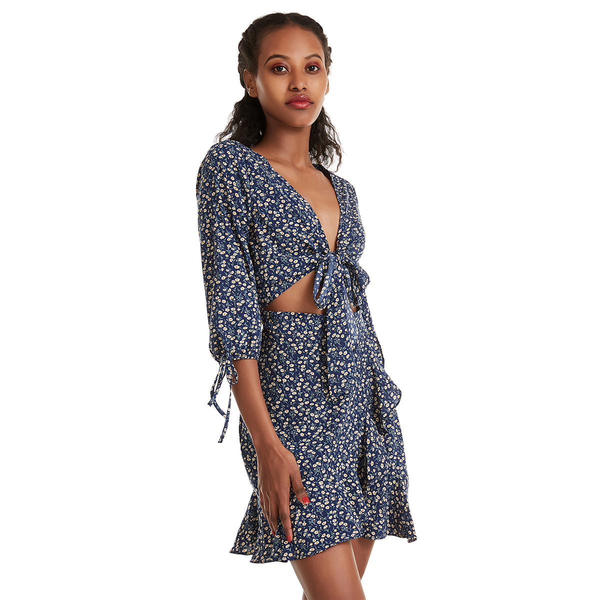Women&apos;s fashion A one-piece skirt suit lady&apos;s summer dressing girl&apos;s nice dresses (YMD CS525)