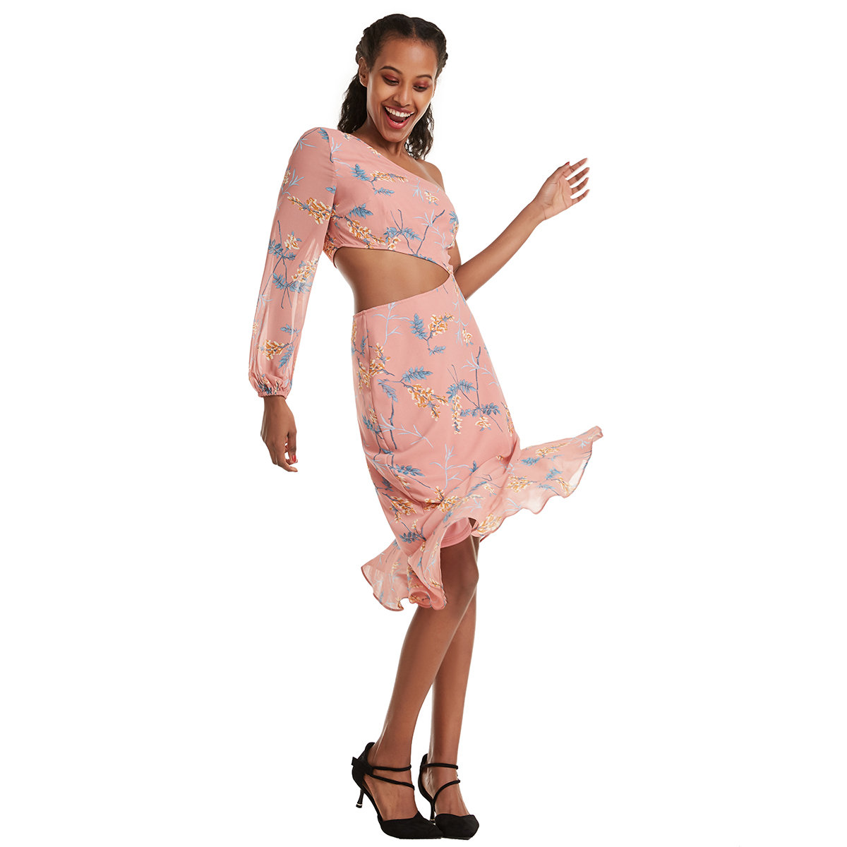 Women&apos;s fashion A one-piece skirt suit lady&apos;s summer dressing girl&apos;s nice dresses (YMD CS527)