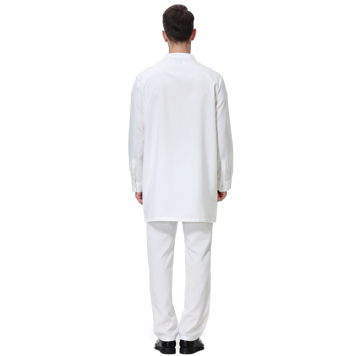 men's Islamic Muslim robe suit men's galabia coordinates Muslim Arab men's two-piece suit(YMD TH814)