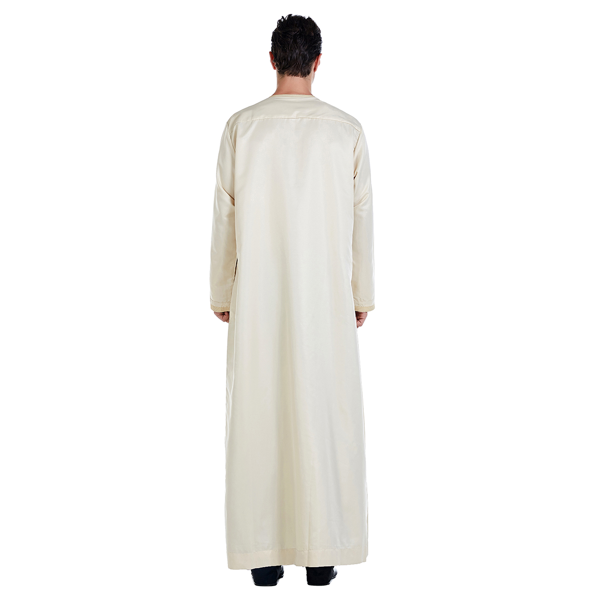 men's Islamic long shirt Muslim robe Middle East men's galabia Muslim Arab men's gown(YMD TH816)