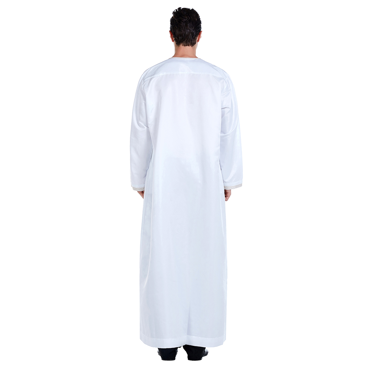 men's Islamic long shirt Muslim robe Middle East men's galabia Muslim Arab men's gown(YMD TH816)