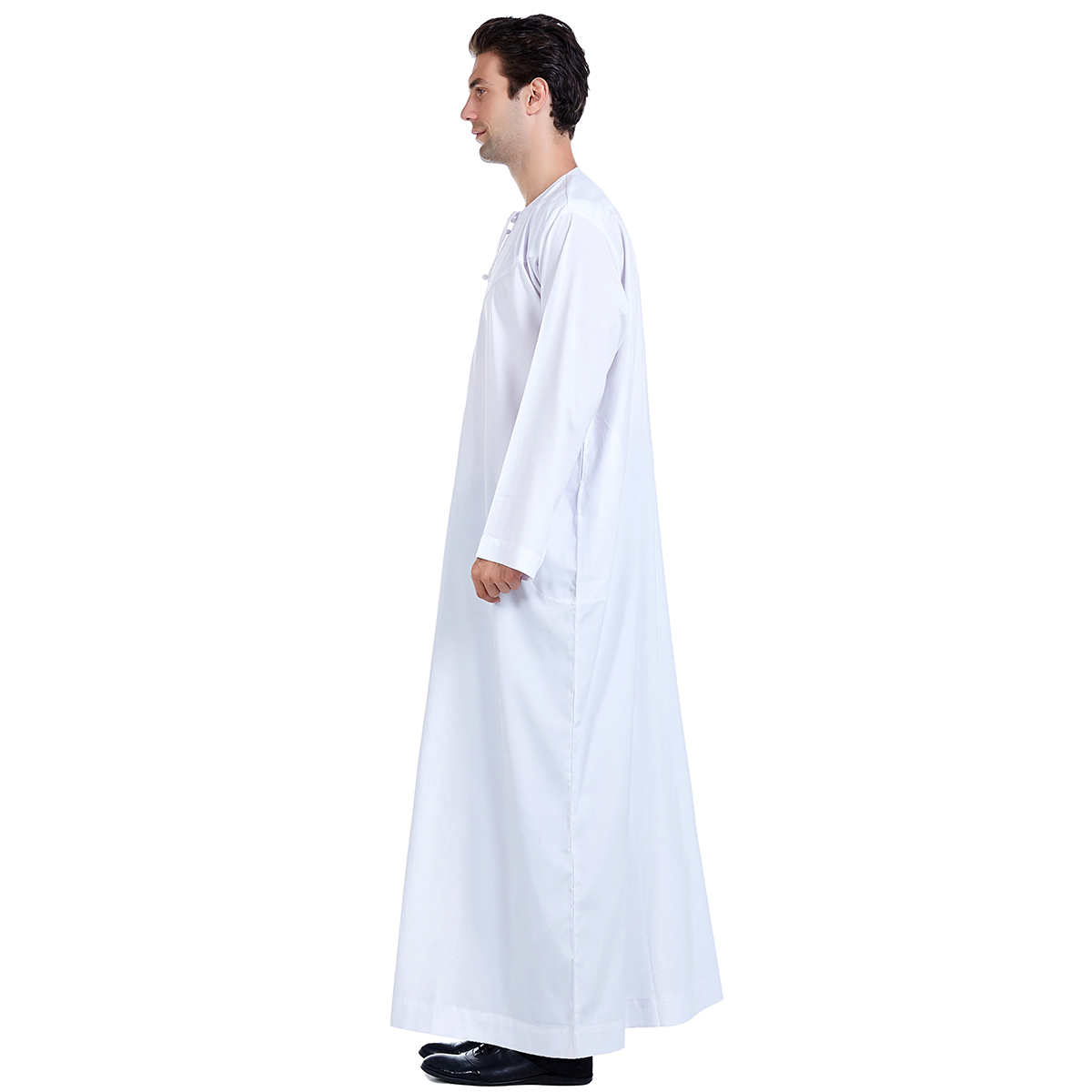 men's Islamic long shirt Muslim robe Middle East men's galabia Muslim Arab men's gown(YMD TH817)