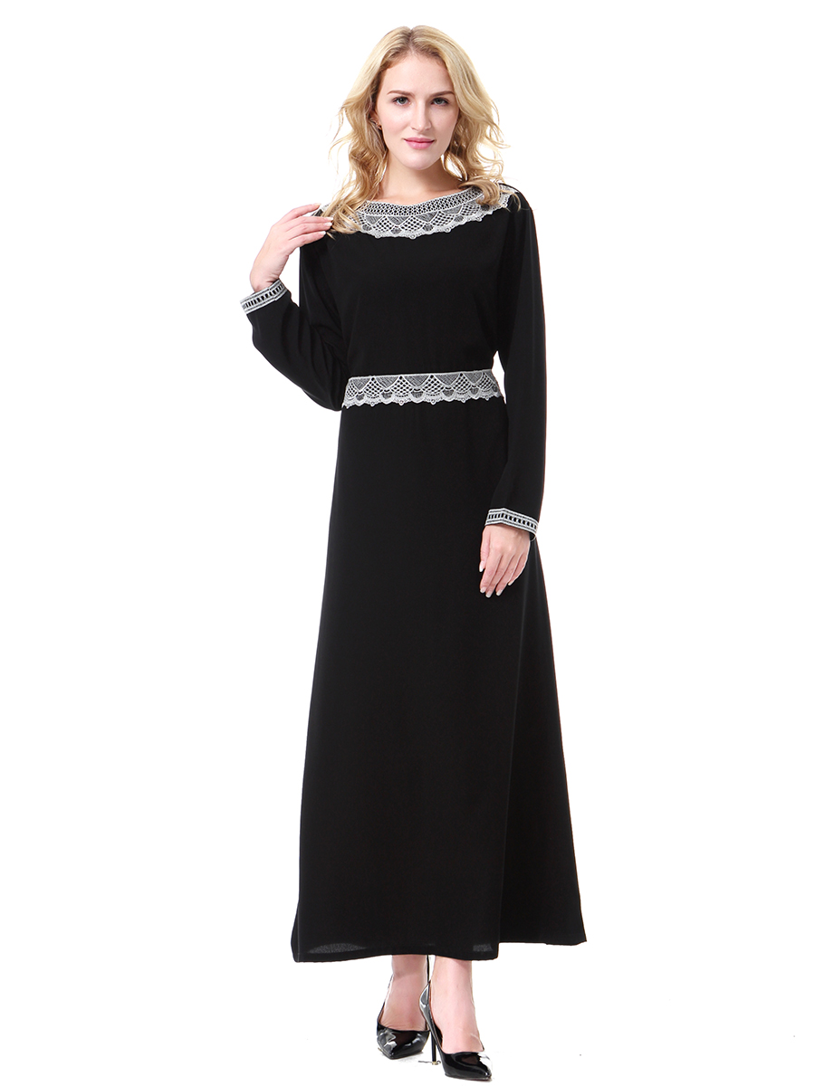 women's Islamic dresses Muslim robe Middle East lady's galabia Muslim Arab women's gown(YMD TH911)