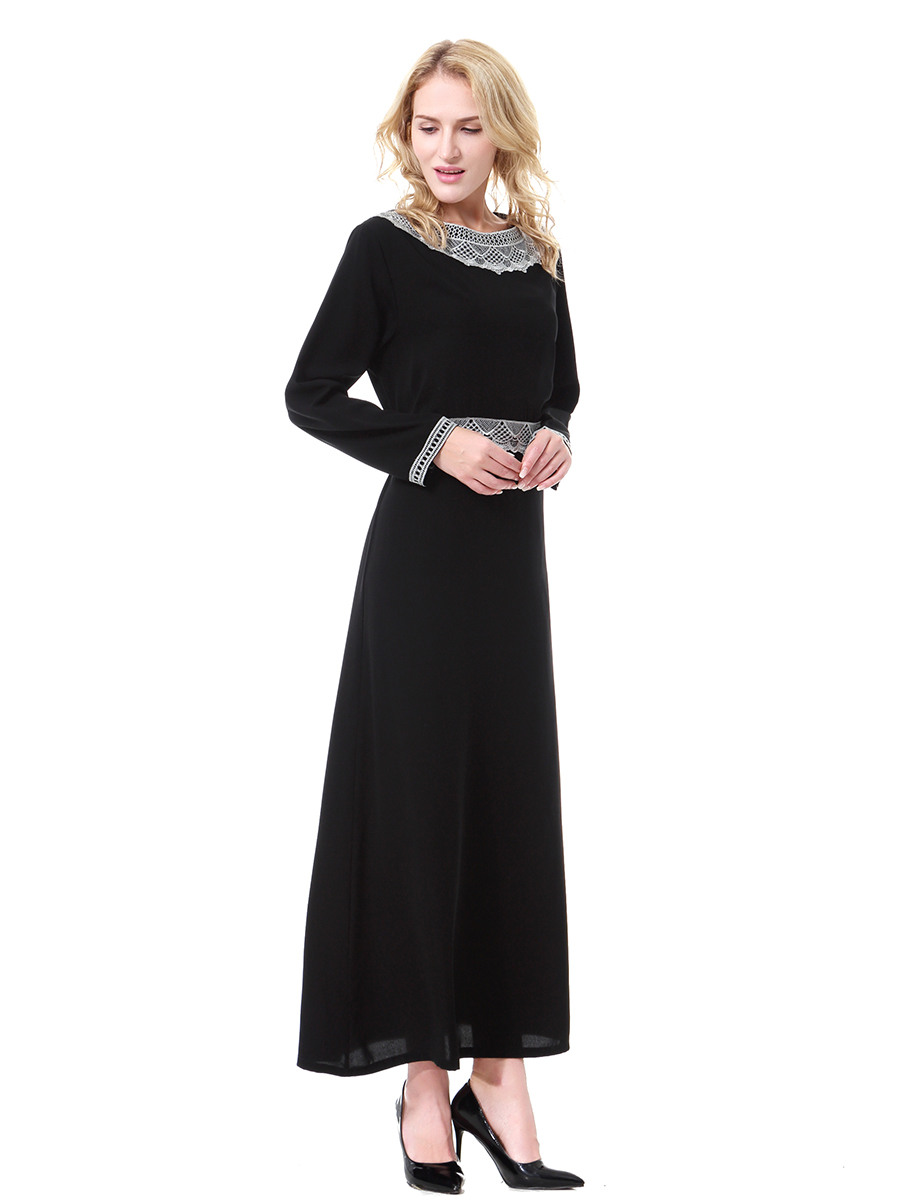 women's Islamic dresses Muslim robe Middle East lady's galabia Muslim Arab women's gown(YMD TH911)