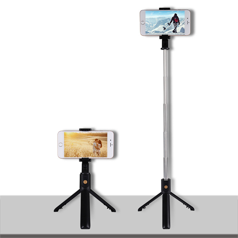 Selfie Stick Tripod Bluetooth Wireless Portable Cell Phone Tripod Stand with 27.6 Inch Extendable