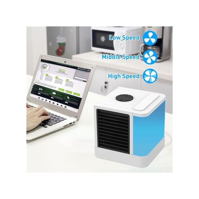 Mini Air Conditioner Cooler with Air Humidifier Purifier