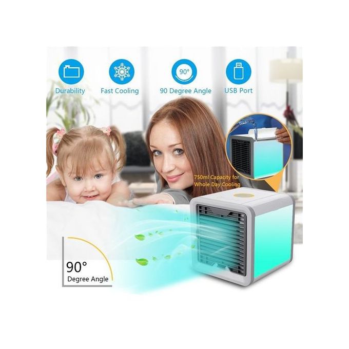 Mini Air Conditioner Cooler with Air Humidifier Purifier