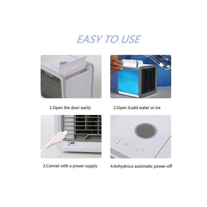Mini Air Conditioner Cooler with Air Humidifier Purifier