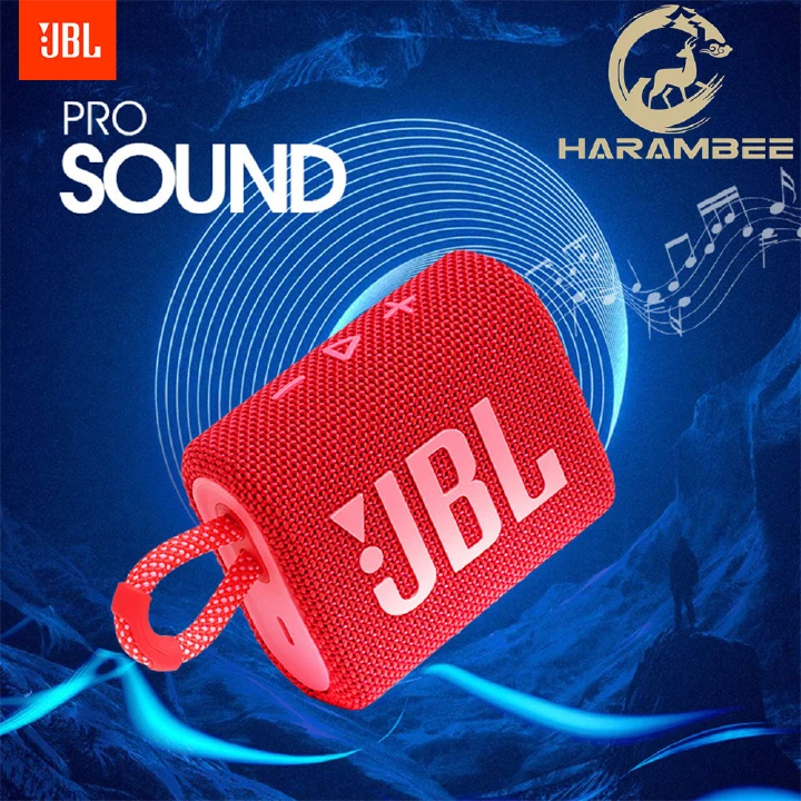 Harambee JBL GO3 Portable Wireless Bluetooth-compatible Speaker GO 3 Portable IPX7 Waterproof Mini