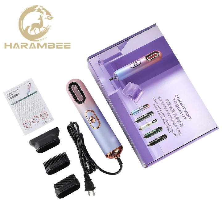 Harambee Hair Dryer Fast Drying Negative Ionic Blow Dryer Hot&Cold Wind Hair Styler Salon Tool Portable For Home Travel Hairdryer Brush