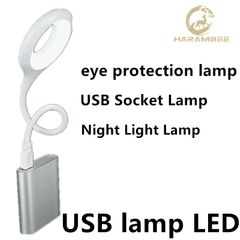 Harambee Laptop USB  Night Light Lamp  Foldable Table Lamp Curved USB Lamp Student Home Lamp Portable White 19*5*10cm 19*5*10 2.5W