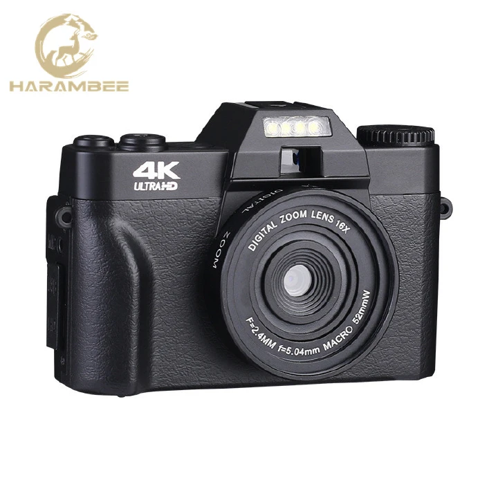 Harambee 4K HD 48 Million Pixel Entry Micro-single Digital Camera Home Travel with WIFI Camera