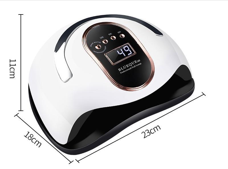 168W Bluecue Nail Dryer Led uv Light 36 Led Machine nail enhancement lamp Professional Dry Gel polish 10/30/60/99 Seconds Timer Induction Automatic Nail Machine