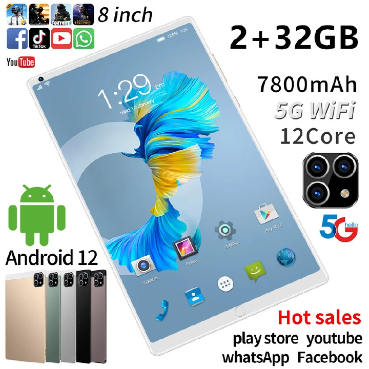 Harambee 8-inch Eight-core Smart Learning Office Tablet 4G Call Wifi Wireless Bluetooth 2+32GB 3D Stereo Surround Sound