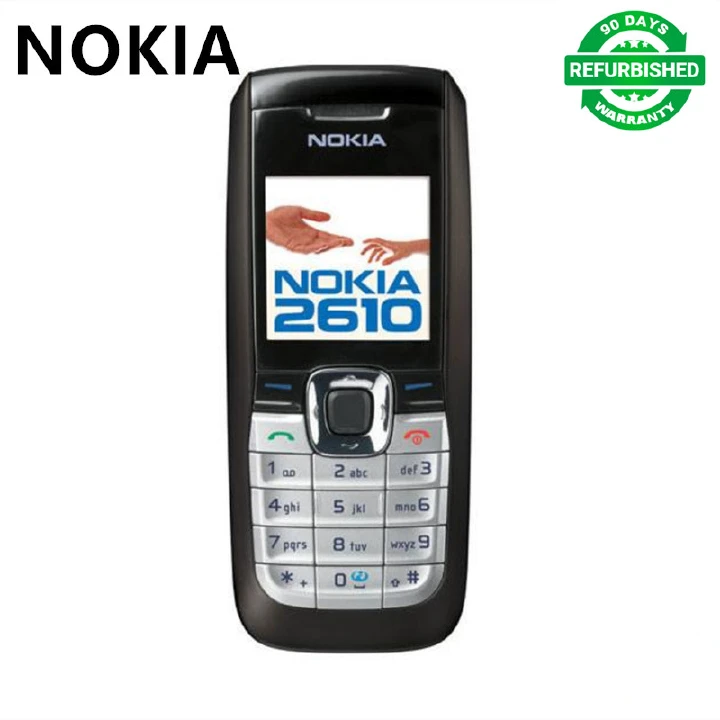 Refurbished Nokia 2610 Smart Phone GSM Mobile 2G 1.8 Inches No Camera Single Card Single Mode
