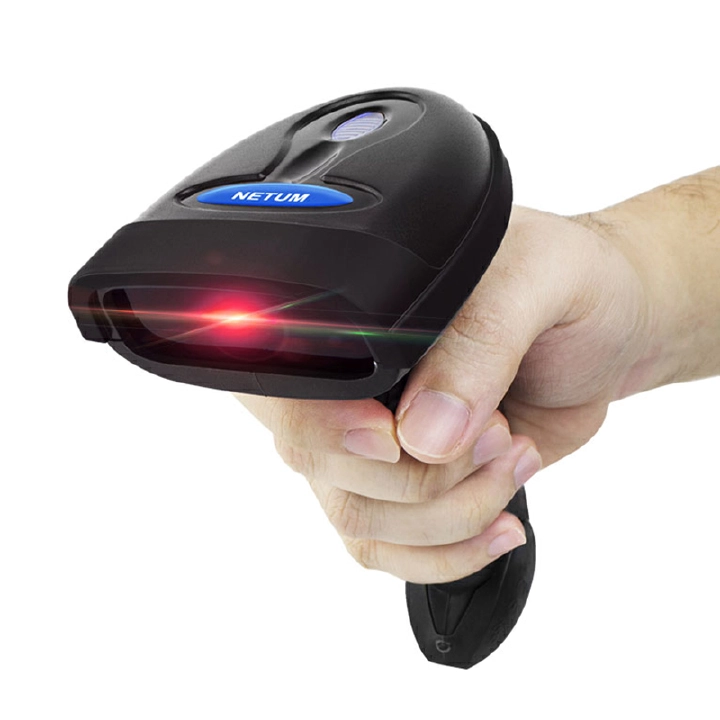 NETUM NT-1698W 1D QR Code Handheld Wireless Barcode Scanner and NT-1228BL Bluetooth 1D/2D QR Barcode Reader PDF417 for IOS Android IPAD
