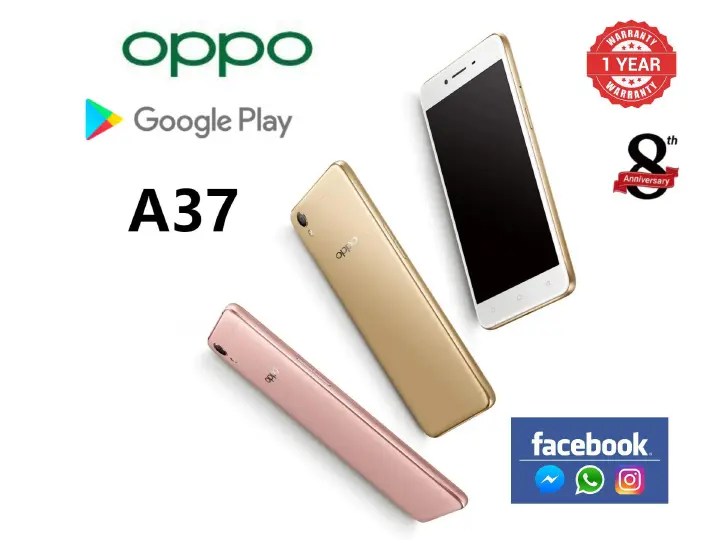 OPPO  Refurbished OPPO A37 Smart Phone 2GB+16GB 1280X720 MTK6750 Octa Core 5.0" IPS Android Phone