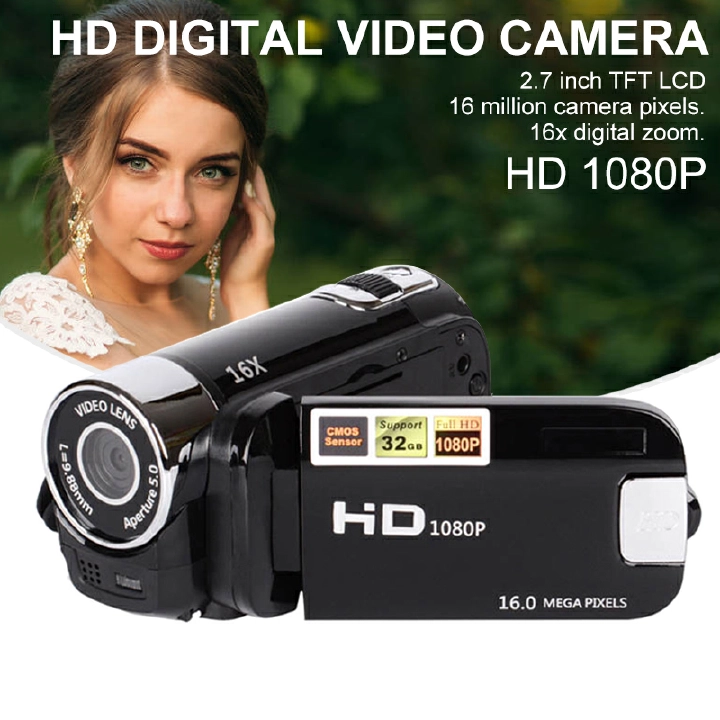 Hot Sale Full HD 1080P 16X Digital Zoom 16MP Video Recorder Camcorder DV Camera Portable Cam
