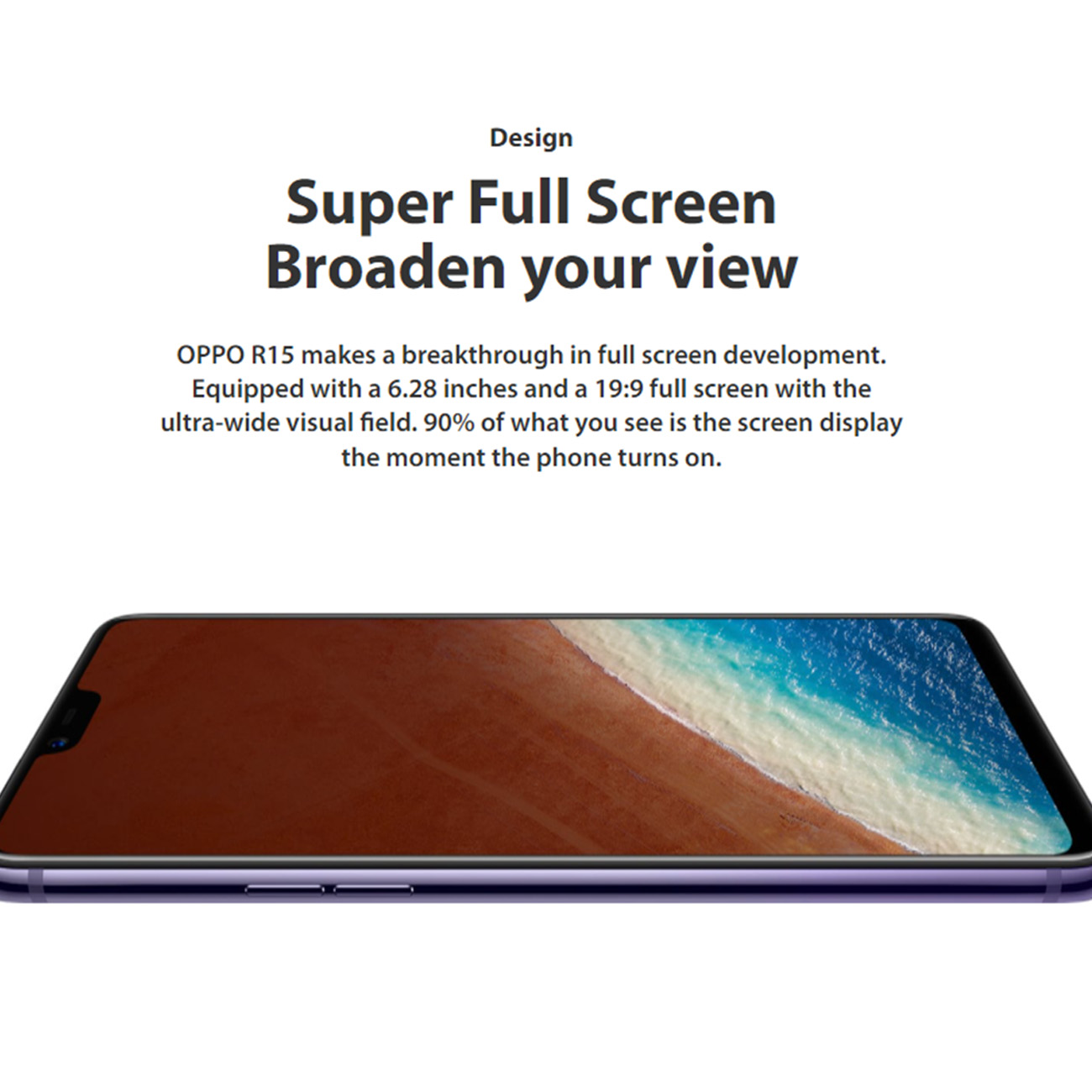 Limited Offer Refurbished OPPO R15 128GB+6GB 6.28" 20MP+16MP 2G/3G/4G LTE Dual SIM Android 8.1 3450mAh Face  ID Fingerprint Unlock Smartphones Big Phones