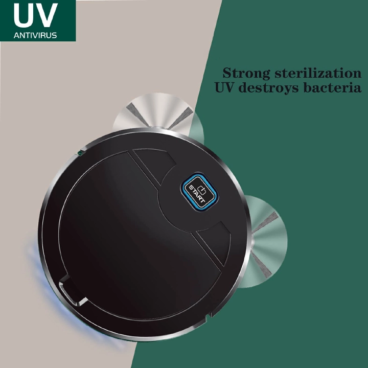 3 in 1 smart sweeping robot household sweeper sweeping vacuum uv cordless vacuum cleaner sweeping robot, cleaning indoor dust removal robot smart home keep hygiene