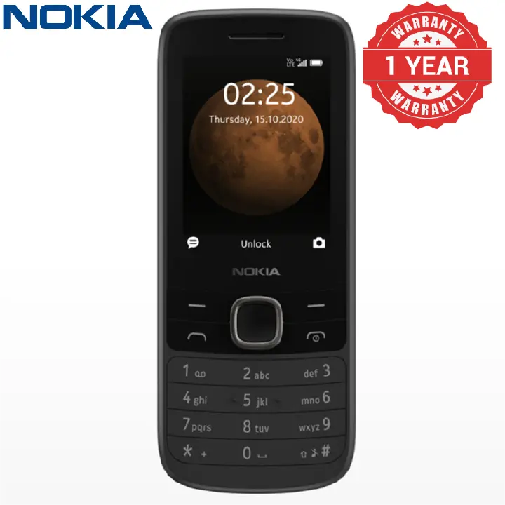 Nokia 225 2020 button mobile phone dual-card GSM super signal, long-lasting battery, camera function mobile phone, anti-fall and durable spare mobile phone
