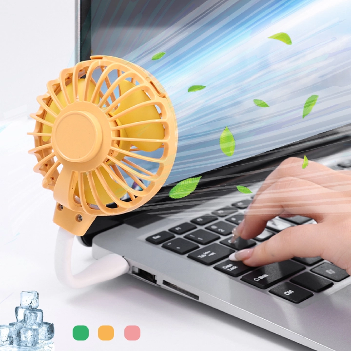Flexible Bendable Protable USB Fan Silent Cooling Handheld Fans for Power Bank Laptop AC Charger Air Cooler Summer Home Office
