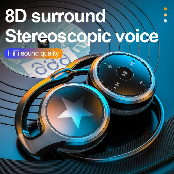 A23 Bluetooth headphones MP3 Player FM Radio 10H Bluetooth earphone comfortable bluetooth headset wireless headphones with mic