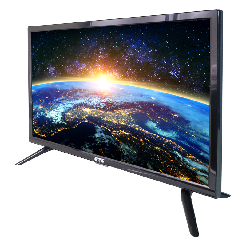 CTC 22 Inch (24FR22CT2) Digital TV Full HD Television Black 24FR22CT,With DC cable,USB, Contact Movie share, Enery saving, Tripple Protector, DVB-T2