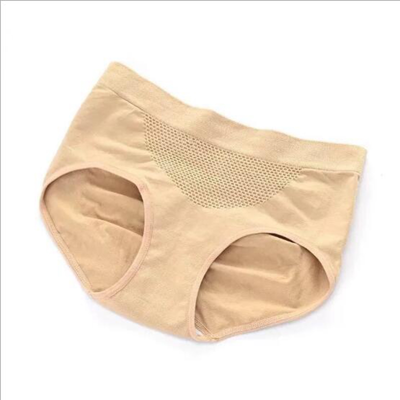 4pcs set 3d Hive Underpants Seamless Abdomen Hips In Crotch Of Waist And Cotton Underwear  Women