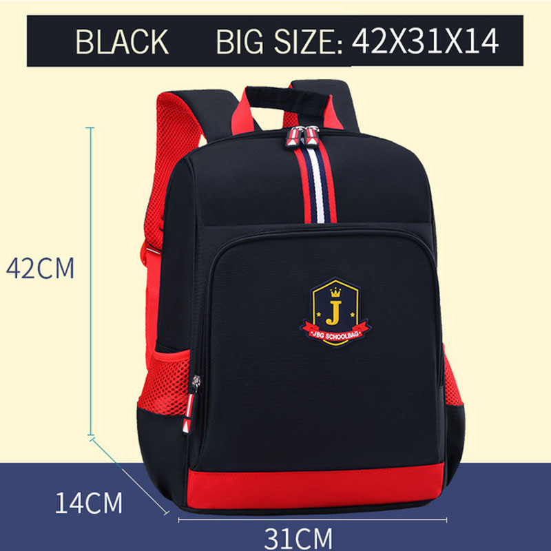 England Style School Bags Boys Backpack for Girls Solid Color Design Children Orthopedic Backpack