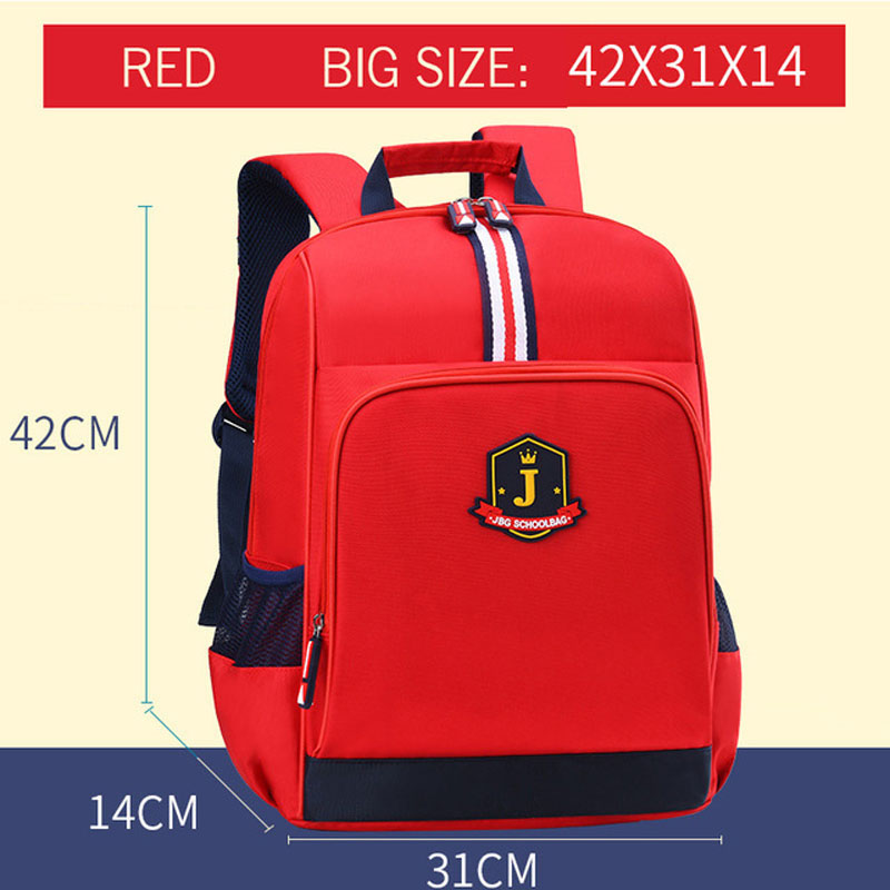 England Style School Bags Boys Backpack for Girls Solid Color Design Children Orthopedic Backpack