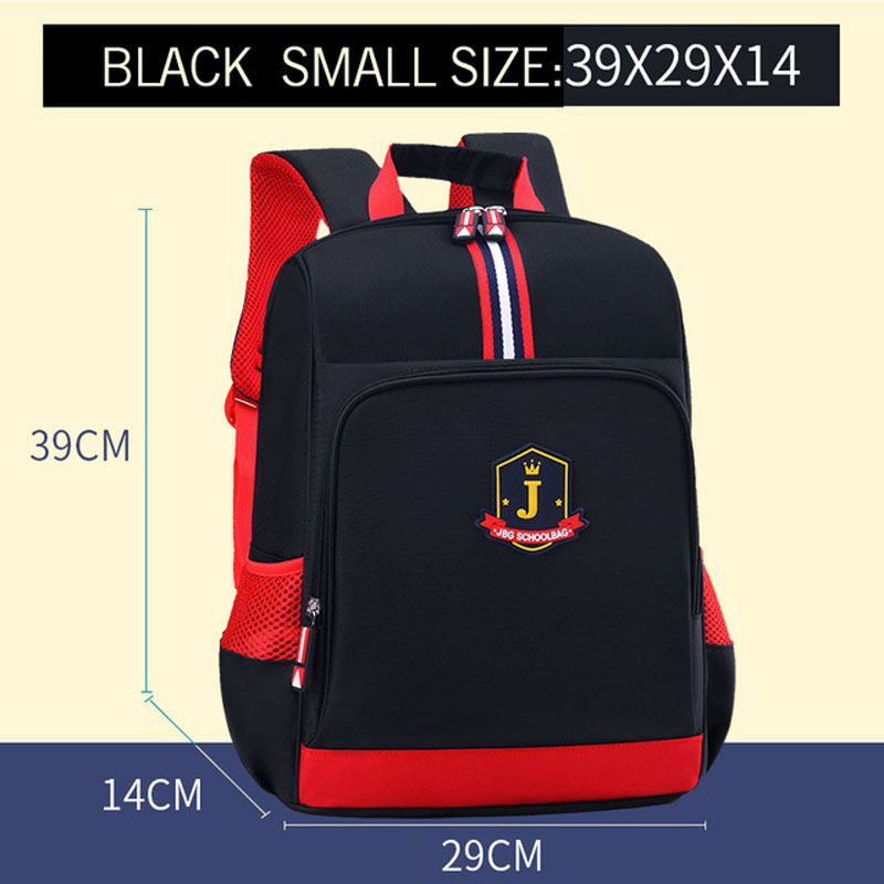 England Style School Bags Boys Backpack for Girls Solid Color Design Children Orthopedic Backpack